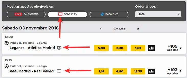 betclic livestream