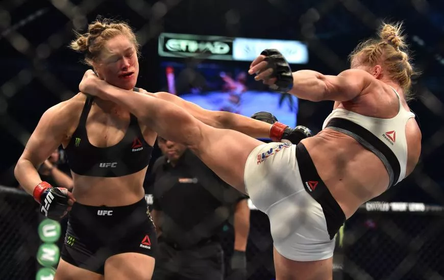Rousey vs Holm KO