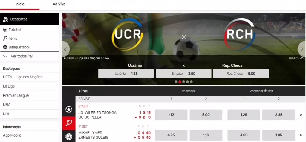 interface de apostas placard pt