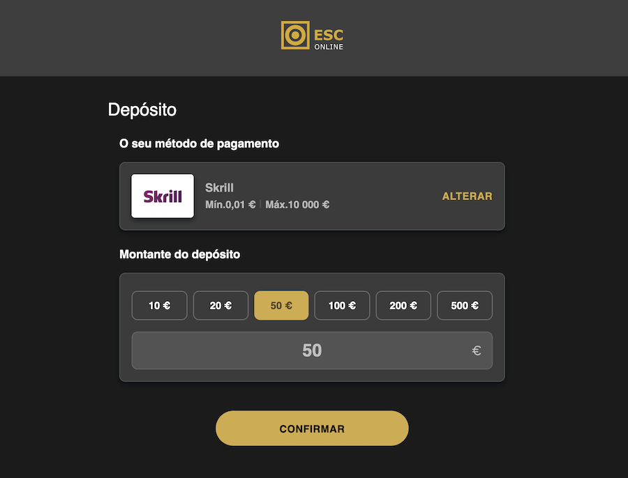 Skrill ESC Online