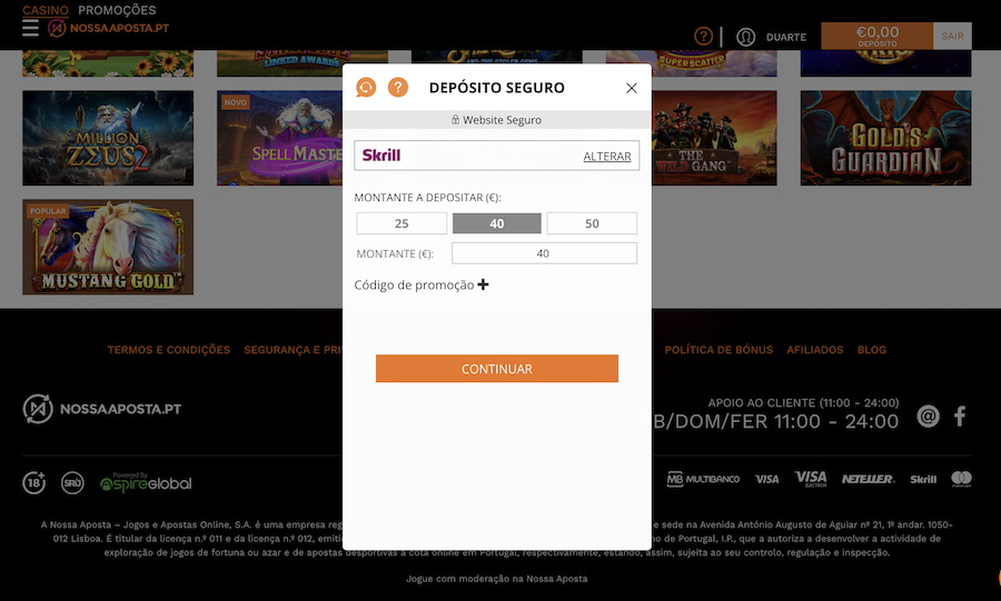 Skrill Nossa Aposta