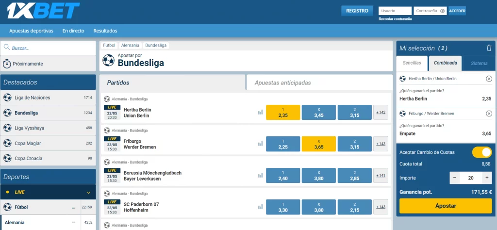 site legalizado 1xbet espanha