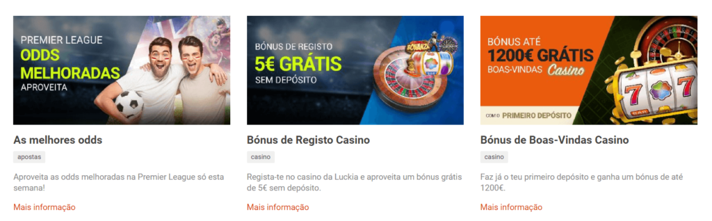 promoções Luckia