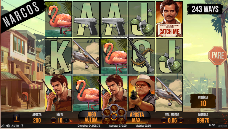 Melhores Slots Licenciadas Jogo Narcos