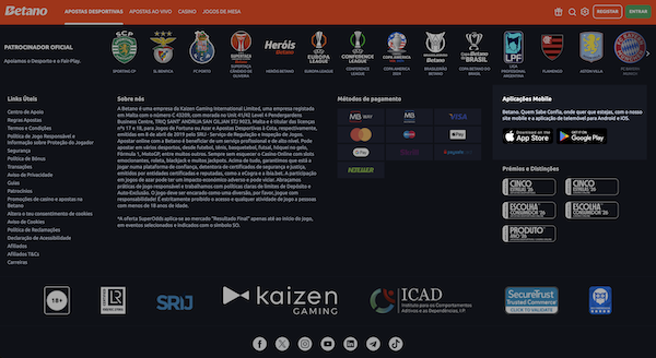 Download da app Betano no site