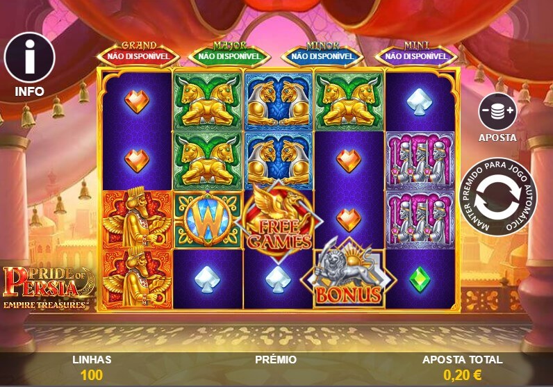 Slot Pt Casino Pride of Persia