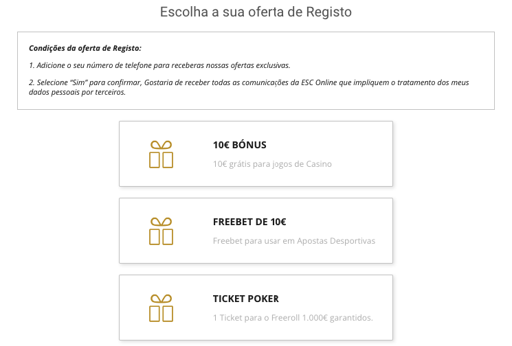 Análise à ESC Online - Ganha Bónus de Registo até 250€