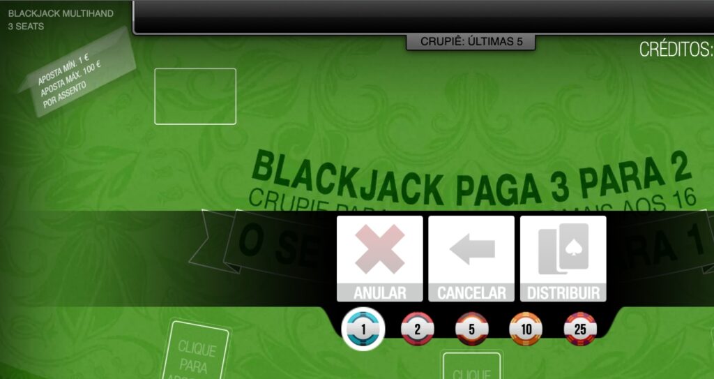 blackjack single hand normal na esc online