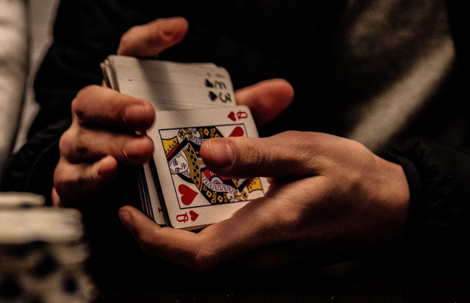 mão poker