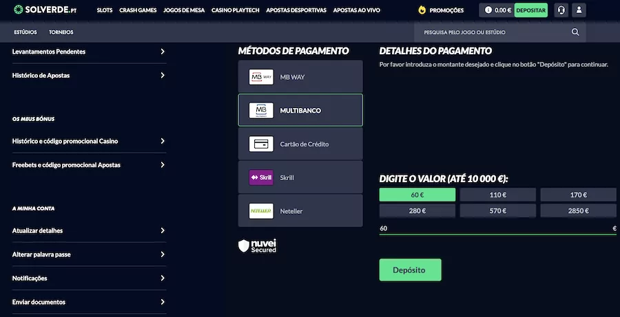 Solverde e Multibanco