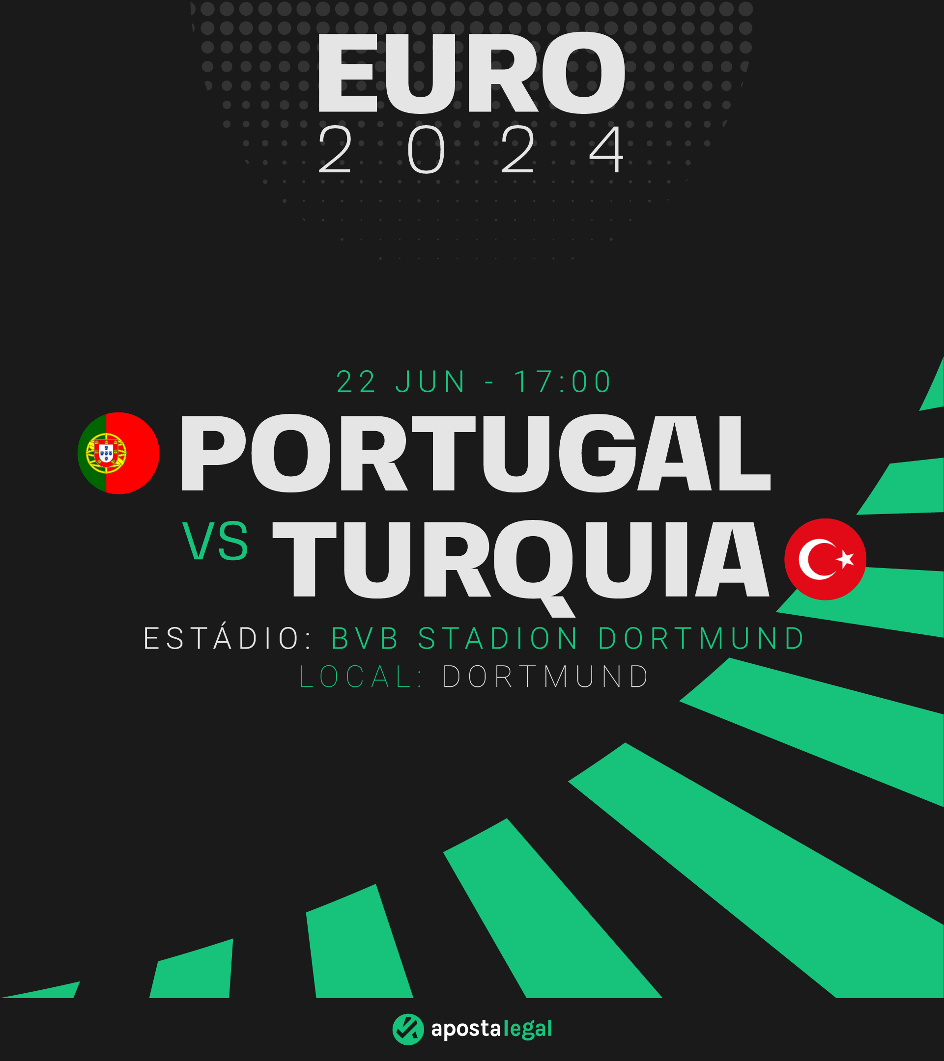 Prognósticos Turquia vs Portugal no Euro 2024: Melhores Odds