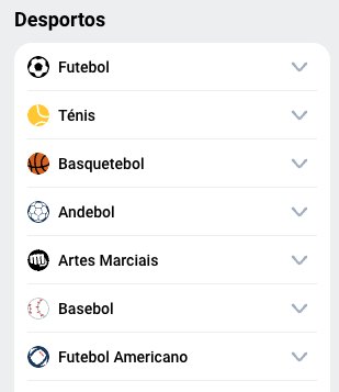 Mercados de aposta disponíveis na Betclic