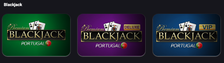 Jogos de Blackjack no PT Casino