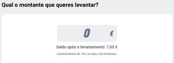 Levantamentos na Betclic