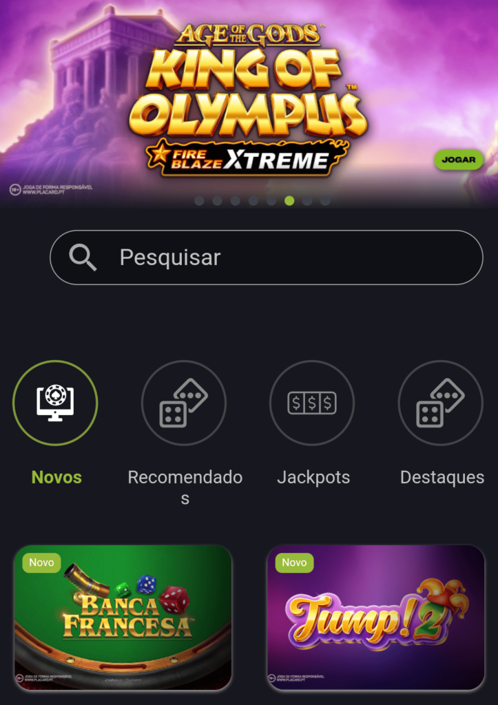 App do PT Casino