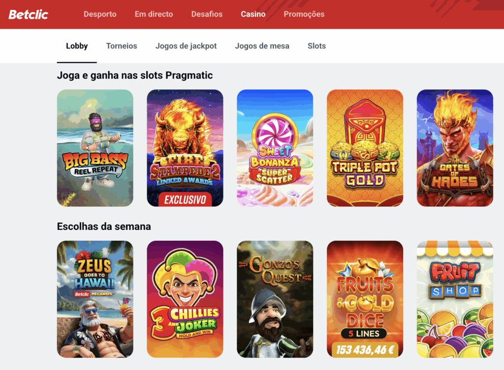Lobby Casino Betclic