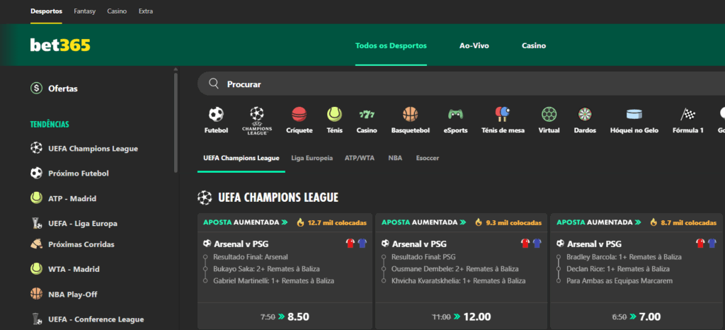 Overview Bet365