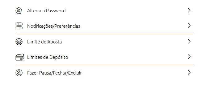 Mecanismos de jogo responsável Bacana Play