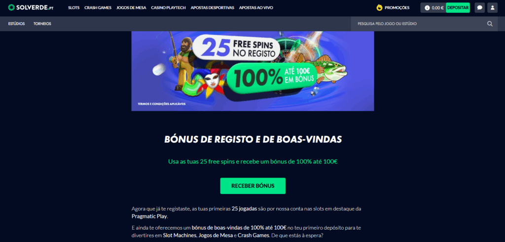 Bónus de Free Spins do Casino Solverde