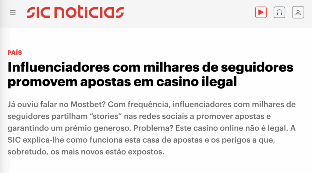 Noticia MostBet
