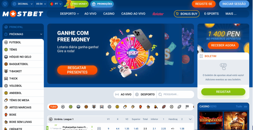 Plataforma MostBet