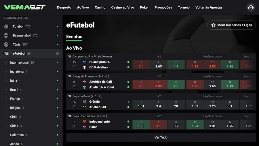 Apostas em eSports na Vemabet