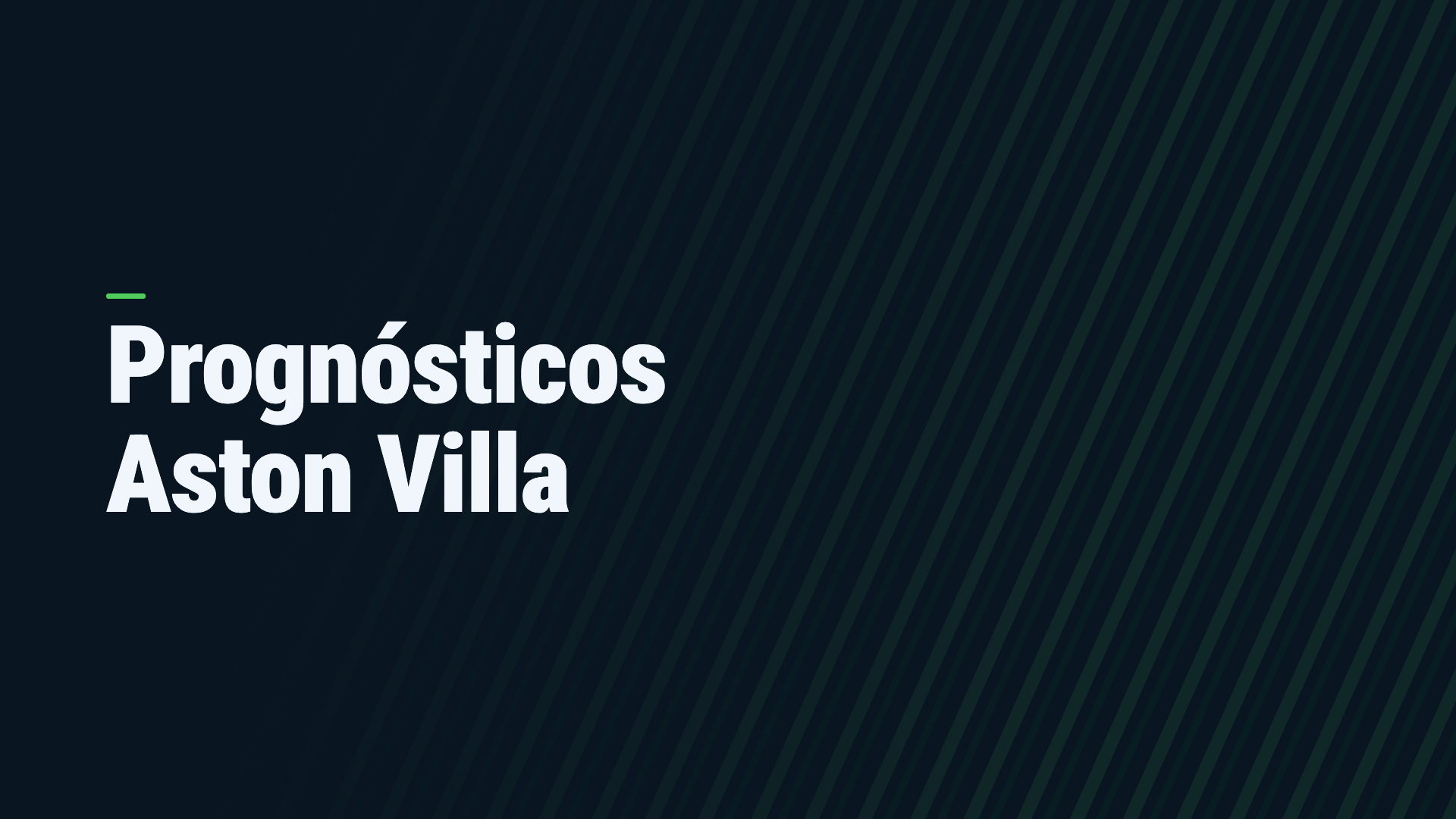 Apostas Aston Villa