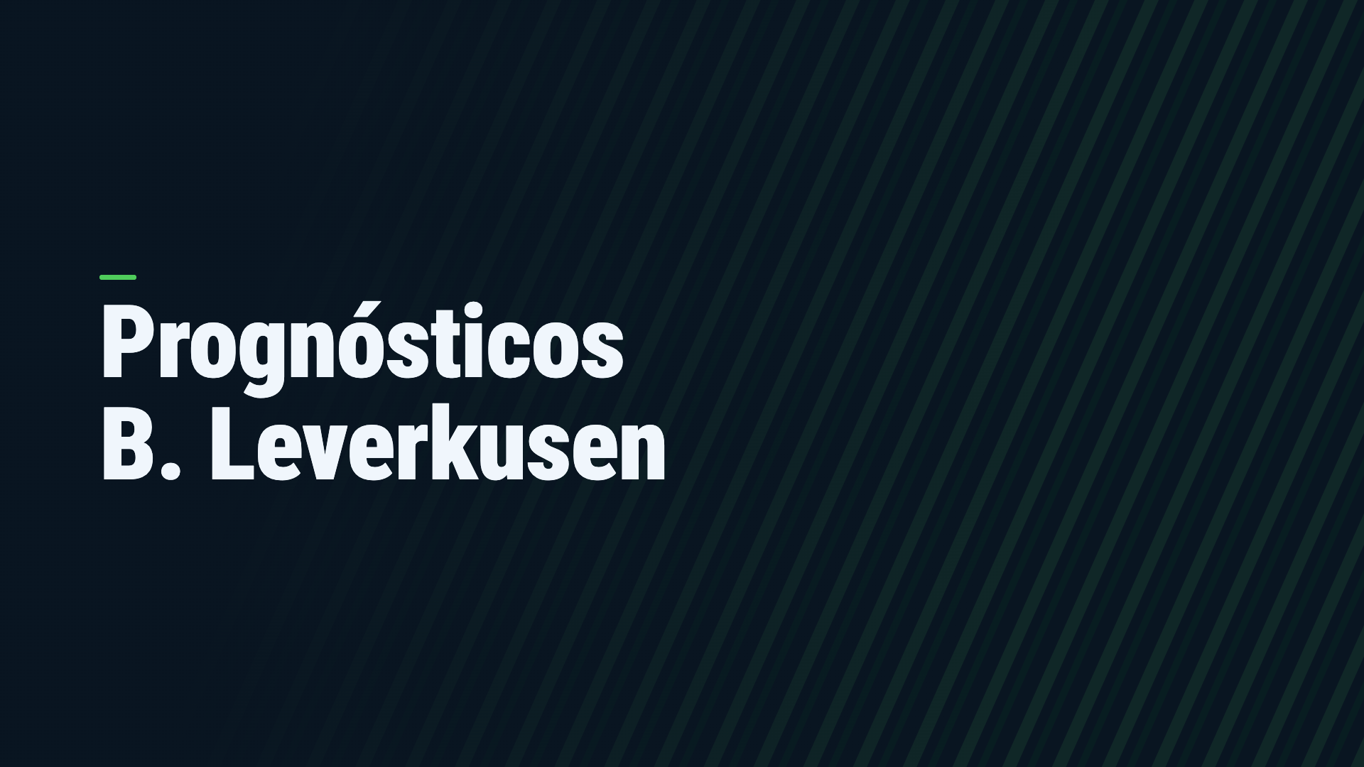 Apostas Bayer Leverkusen