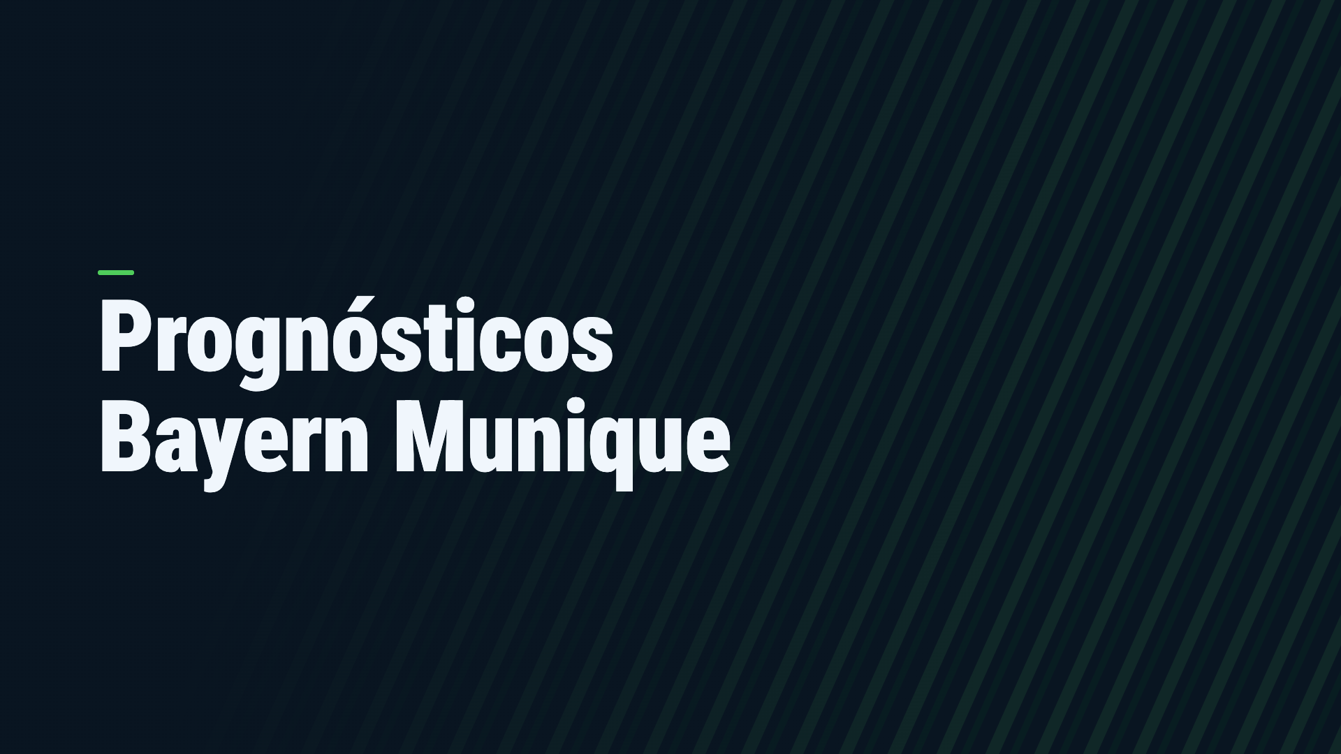 Apostas Bayern Munique