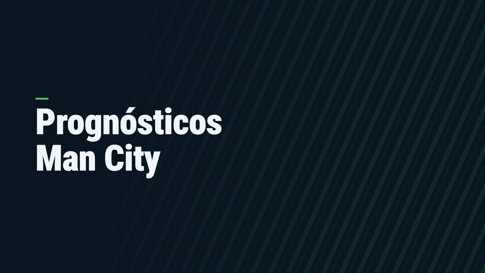 Apostas Manchester City