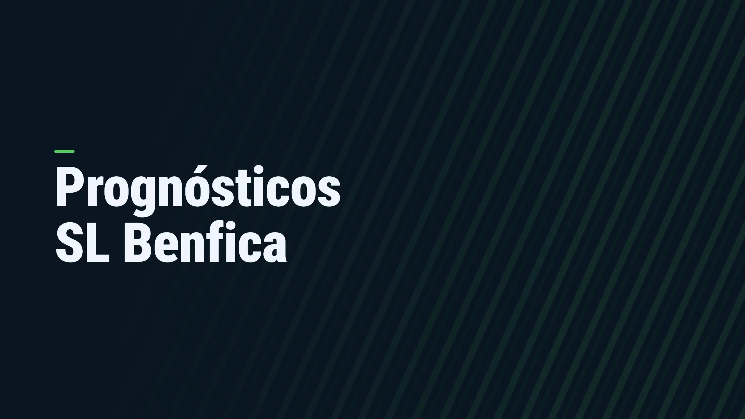 Apostas SL Benfica