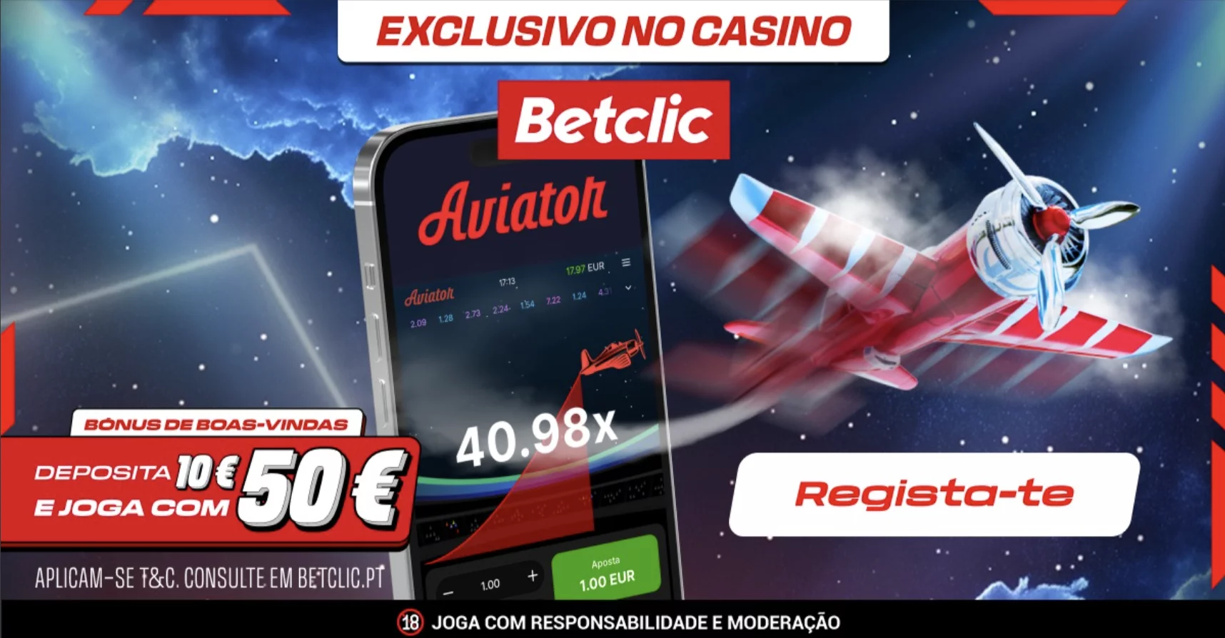 Aviator em Portugal: Em Exclusivo na Casino Betclic