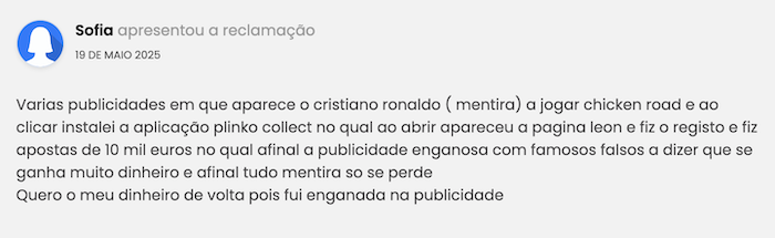 Chicken Road - Publicidade com famosos
